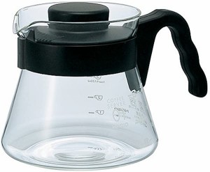 V60コーヒーサーバー 電子レンジ 食洗機対応 450ml ブラック 日本製 VCS-01B HARIO(ハリオ)