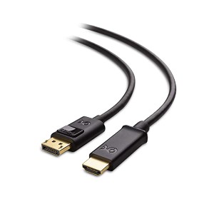 DisplayPort HDMI 変換ケーブル ディスプレイポート HDMI 変換 DP HDMI 変換ケーブル 1080P 金メッキコネクタ搭載 0.9m ブ