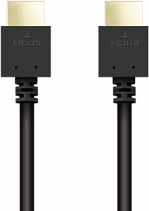 【ハイスピード】 HDMI ケーブル 3m 1.4 4K 3DフルHD イーサネット対応 スリムコネクタ ブラック DH-HD14EB30BK