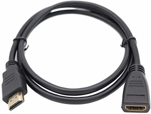 【ハイスピード 高速データ転送】 HDMI 延長ケーブル 高画質 HDMI タイプA オス- HDMI タイプA メス 金メッキコネクタ 高速データ伝送 3m