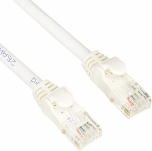 LANケーブル CAT6A 3m 爪折れ防止コネクタ やわらか ホワイト LD-GPAYC/WH3