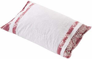 枕 まくら そば殻 そばがら そば枕 そばまくら (レッド, オーナメント柄)