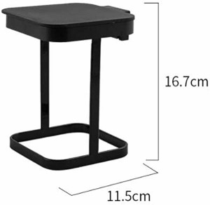 ゴミ袋ハンガー ミニゴミ箱 ゴミ袋ラック 掛け式 コンパクト 卓上ゴミ箱 蓋付き 防臭 プラスチック 密閉 おしゃれ (黒) ...