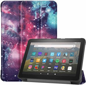 Fire HD 8 /Fire HD 8 Plus 2020 ケース Amazon Fire HD 8 /Fire HD 8 Plus 第10世代用 カバー 軽量 薄型 耐衝撃 傷防止 PU レザ...