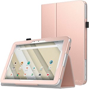 Qua tab QZ10 ケース 手帳型 スタンド機能 落下防止 衝撃吸収 軽量 薄型 全面保護 Qua Tab QZ10 KYT33 10.1インチタブレット用カ...