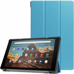 Fire HD 10 2019 Fire HD10 2017 ケース 三つ折りスタンドカバー 超薄型 超軽量 マグネット オートスリープケース PU レザーカバ...