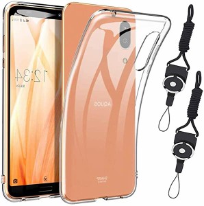 AQUOS sense3 AQUOS sense3 lite Android One S7 ケース 透明 TPU 保護 カバー 超薄型 超軽量 擦り傷防止 高級感 スマホケース S...