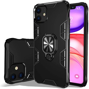 iPhone 11 ケース リング付き 耐衝撃 全面保護ケース TPU 360°専用 衝撃防止 スマホケース シリコン ケース 車載ホルダー対応 ...