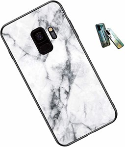 Galaxy S9 SC-02K SCV38 ケース 大理石柄 全面保護カバー レンズ保護 上品 SAMSUNG サムスン ギャラクシー 薄型 傷防止 薄型 ...