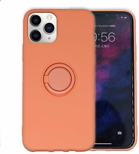 iPhone 11 Pro 携帯ケース リング付き 全面保護 耐衝撃 軽量 薄型 落下防止 スタンド機能付き ストラップホール付き 携帯カバー ...