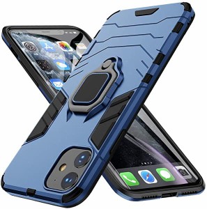 iPhone 11 ケース 耐衝撃 スマホケース リング付き 米軍MIL規格取得 TPU PC クリア車載対応ホルダー対応 iPhone 11 ケース 擦り ...