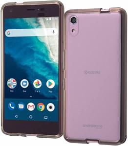 Android One S4 ケース ハイブリッド ブラック 