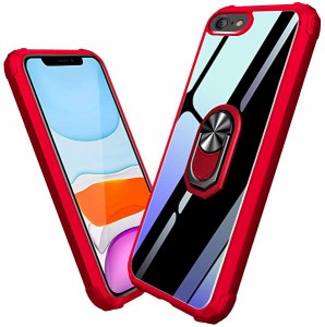 iphone 6s ケース iphone 6 ケース リング付き スマホケース 透明 耐衝撃 クリア 指紋防止 TPU 全面保護 軽量 薄くて軽い 擦り傷...