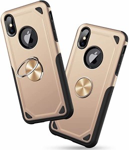 iphone xs maxケース リング付き 回転スマホケース 耐衝撃 スマホリング カバークリア 指紋防止 TPU 全面保護 軽量 レンズ保護  ...