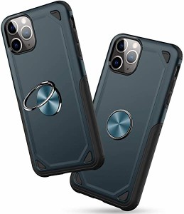 iphone11 proケース リング付き 回転スマホケース 耐衝撃 スマホリング カバークリア 指紋防止 TPU 全面保護 軽量 レンズ保護 薄...