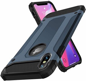 iphoneXS ケース 耐衝撃360全面保護 超耐久落下防止 米軍MIL規格 TPU+PC アイフォン X ケース アイフォンカバー 衝撃吸収 防塵  ...