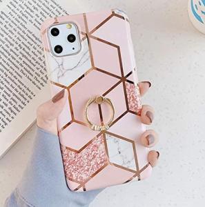 大理石柄 Iphone ケース ピンクの通販 Au Pay マーケット