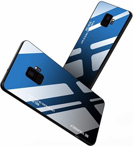 Galaxy S9 ケース 強化ガラスケース 全面クリア 薄型 TPUバンパー Galaxy S9 ケース 耐衝撃 TPU 耐久 カバー スマホケース 指紋 ...