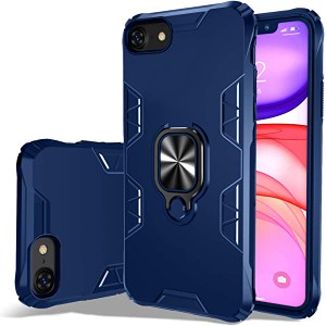 iPhone8 ケース iPhone7 ケース リング付き 耐衝撃 全面保護ケース TPU 360°専用 衝撃防止 スマホケース シリコン ケース 車載 ...