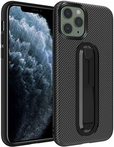 iPhone11 Pro Max ケース カバー アラミド繊維 TPU スタンド機能付き 超薄 頑丈 耐衝撃 高耐久性 軽量 QI充電対応 iPhone 11 MAX...