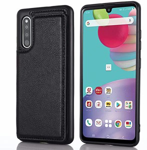 [2ﾊﾟｯｸｾｯﾄ] Galaxy A41 / SC-41A docomo / SCV48 au 対応 Samsung スマホ バックカバー ケース 2020最新版 背面カード 手帳型ケー