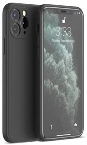 iPhone 11 Pro ケース ソフト TPU 軽量 シリコン 保護ケース 耐衝撃 薄型 すり傷防止 カバー レンズ保護 (11 Pro ブラック) 送料無料