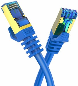 LANケーブル CAT8 カテゴリ-8 0.5m 超高速 40GBASE-T 2000MHz 26AWG 爪折れない防止 RJ45 SFTP ルーター モデム ゲーム用有線け ...