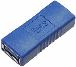 USB3.0 変換コネクタ Aメス Aメス 中継アダプタ 送料無料