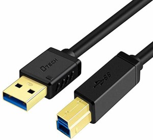 USB 3.0 ケーブル プリンターケーブル 2m タイプAオス タイプBオス 5Gbps 高速転送 動作安定 外付けHDD 外付けSDD プリンターな ...