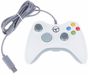 Xbox 360 USB 有線 ゲームコントローラー Xbox360 Windows 対応 白 