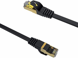 LANケーブル 2m CAT7 カテゴリ7 高速 10Gbps 750MHz RJ45 フラット 爪折れ防止 イーサネット STP PS4 PLC ADSL回線 CATV回線 光 ...