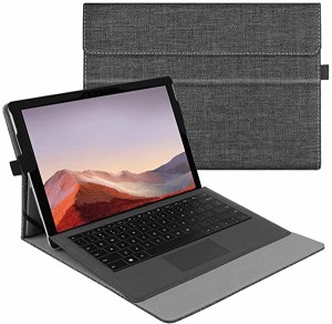 Surface Pro 7 Surface Pro 6 Surface Pro 5 2017 Surface Pro 4 Pro 3 ケース 専用スタンドカバー 薄型 軽量 ペンホルダー付き ...