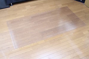 床を保護する チェアマット 180×90cm 1.5mm厚 クリア RCM-180 床暖房 対応