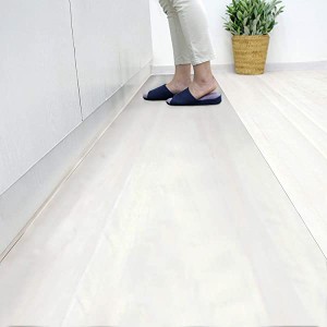 キッチンマット クリア PVC 60×180cm 厚さ1.5mm クリアマット 台所マット 透明マット ソフト 撥水 おしゃれ 汚れ防止 お手入れ ...