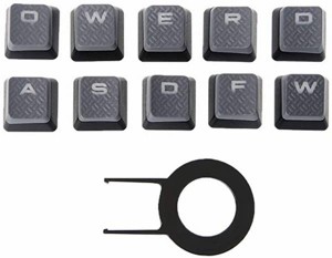 キーキャップ メカニカルキーボード交換用 アクセサリー SHEAWA Corsair K65 K70 K95対応 (グレー) 送料無料