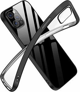 iPhone12 Pro Max 用ケース クリア 透明 tpu シリコン メッキ加工 スリム 薄型 6.7インチ スマホケース 耐衝撃 ストラップ