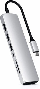 USB-Cハブ 4K HDMI ギガビット イーサネット付き スリム マルチ USB-C PD充電 MacBookPro 2016以降 MacBook Air 2018以降 iPad P...