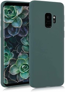 Galaxy S9 ケース TPU ソフト スマホカバー 耐衝撃 滑り止め 保護ケース サムスン ギャラクシー スモーキーブルーグリーン 送料無料