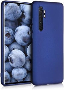 Xiaomi Mi Note 10 Lite ケース TPU スマホカバー シンプル 携帯 耐衝撃 保護ケース メタリック青 送料無料