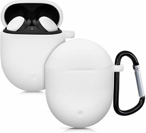 シリコンケース 対応: Google Pixel Buds 2 (2020) ヘッドフォン 保護ケース カバー ケース カバー 白色