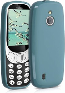 Nokia 3310 3G 2017 4G 2018 ケース TPU ソフト スマホカバー 耐衝撃 滑り止め 保護ケース 翡翠色マット 送料無料