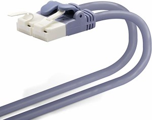 LANケーブル CAT6A 7m ツメが折れない ブルー 