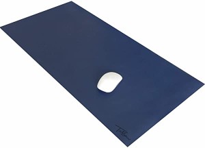 マウスパッド 大型 ゲーミング マウスパッド 滑り止め 洗いやすい マウスパッド 革製のマウスパッド (80*40センチ, 紺青)