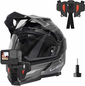 Gopro ヘルメットマウント アクションカメラ アクセサリー モトクロス バイク フルフェイス チンガード POV撮影 Gopro Hero Max ...