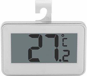 送料無料 冷蔵庫温度計 冷凍室温度計 デジタル温度計 防水 大型液晶画面 調整可能なスタンド マグネット付き キッチン用 冷凍庫と冷 