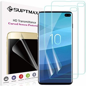 S10 Plus フィルム S10+ 保護 フィルム SC-04L Galaxy S10 Plus プラス 液晶フィルム 超薄型 ソフト素材 キズ＆汚れ防止 撥水撥 ...