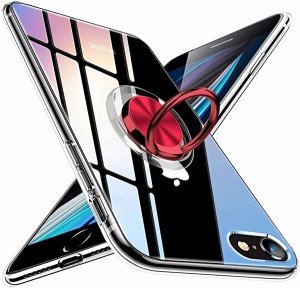 iPhone SE ケース 第2世代 2020 新型 リング付き 衝撃防止 全面保護 耐衝撃 指紋防止 スタンド機能 TPU アイフォンse2 ケース 落...