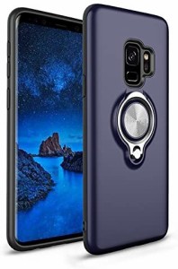 Galaxy S9 Plus ケース おしゃれ 落下防止リング付き Galaxy S9 Plus カバー 可愛い 指1本で保持 擦り傷防止 衝撃防止 スタンド ...