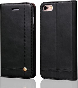 送料無料 iPhone6 Plus iPhone6s Plus レザーケース 手帳型 カード 磁気保護 スタンド機能 ウォレットケース 本革 財布型 保護カバー