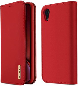 iPhone XR ケース 手帳型 本革 アイフォン XR カバー 全面保護 磁石付き カード入れ スタンド機能 耐衝撃 耐摩擦 人気 おしゃれ ...